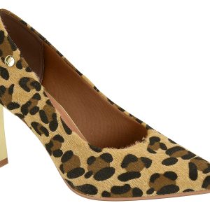 Stiletto veludo Animal print