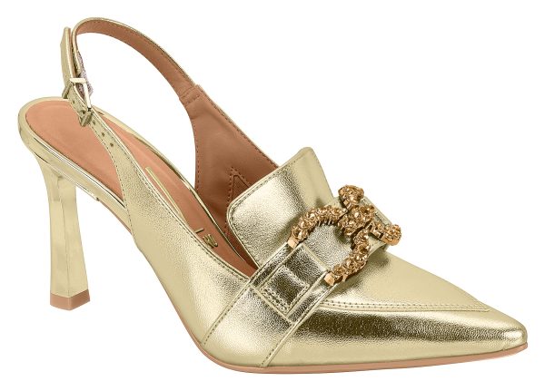 Stiletto tipo mocasín brilliant