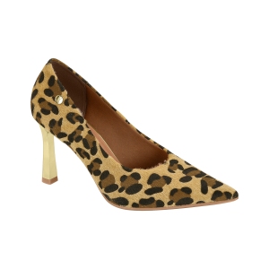 Stiletto veludo Animal print